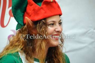 Magia e ilusión en Los Llanos de la mano de Papá Noel y sus renos (Foto TA)