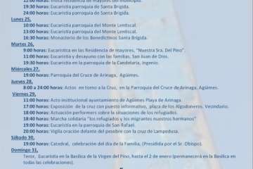 La Cruz de Lampedusa 'se refugia' este sábado en Telde (Foto TA)