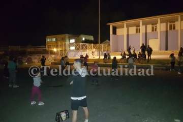Ensayos con la luz de velas en Las Remudas-Telde (Foto TA)