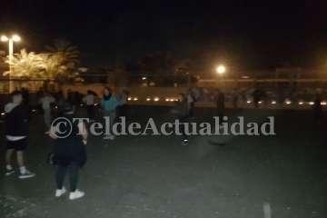 Ensayos con la luz de velas en Las Remudas-Telde (Foto TA)