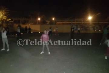 Ensayos con la luz de velas en Las Remudas-Telde (Foto TA)