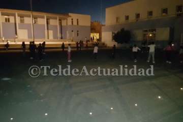 Ensayos con la luz de velas en Las Remudas-Telde (Foto TA)