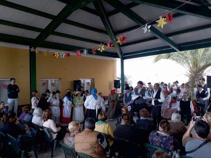 Fiesta navideña en el Centro Ocupacional de Telde (Foto TA)