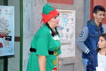 Papá Noel infunda alegría navideña a los más pequeños de Telde (Reportaje Francisco J. Santana)