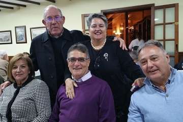Cena de Navidad de los parroquianos de San Juan de Telde (Foto TA)