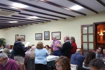 Cena de Navidad de los parroquianos de San Juan de Telde (Foto TA)