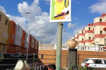 Velas de luz por Paco Bello en La Garita (Foto TA)