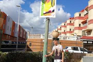 Velas de luz por Paco Bello en La Garita (Foto TA)