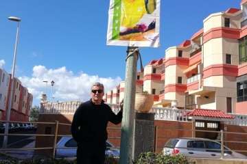 Velas de luz por Paco Bello en La Garita (Foto TA)