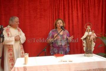 Sustraída una pequeña talla de la Virgen del Carmen del Centro de Mayores de Telde (Foto TA)