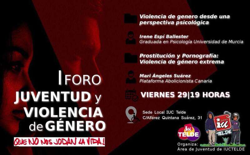 Cartel de la actividad (Foto TA)