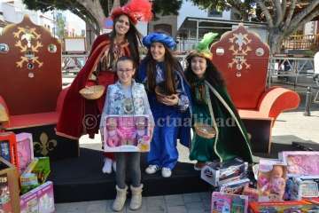 Cierre de la campaña solidaria de recogida de juguetes en Telde (Foto TA y Antonio Alí)