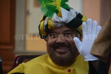 Melchor, Gaspar y Baltasar desbordan de magia e ilusión la plaza de San Juan (Foto TA y F.Javier Santana)