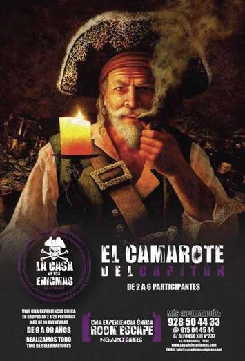 Cartel de La Casa de los Enigmas (Foto TA)