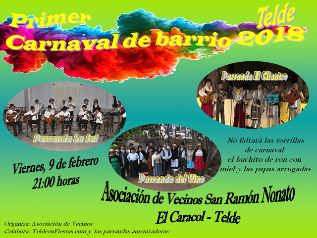 Cartel del evento carnavalero (Foto TA)