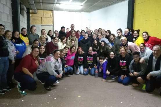 La murga femenina teldense Las Golisnionas celebra su quinto aniversario (Foto TA)
