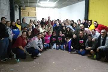 La murga femenina teldense Las Golisnionas celebra su quinto aniversario (Foto TA)