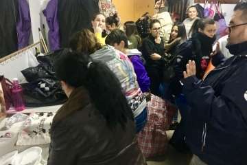 La murga femenina teldense Las Golisnionas celebra su quinto aniversario (Foto TA)