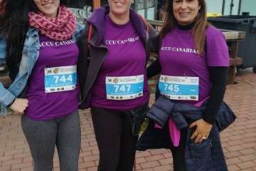 Los enfermos de Crohn y colitis ulcerosas corren la Gran Canaria Accesible (Foto TA)