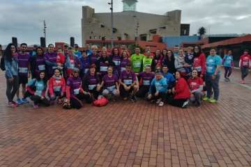 Los enfermos de Crohn y colitis ulcerosas corren la Gran Canaria Accesible (Foto TA)