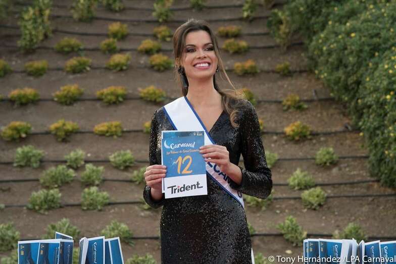 La candidata de Alcampo, Olivia Alonso (Foto Lpcarnaval)