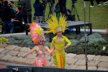 Acto de presentación de las candidatas a Reina del Carnaval de Las Palmas de GC 2018 (Foto Francisco J. Santana/Tony Hernández-Lpcarnaval)