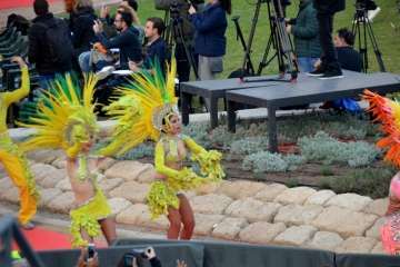 Acto de presentación de las candidatas a Reina del Carnaval de Las Palmas de GC 2018 (Foto Francisco J. Santana/Tony Hernández-Lpcarnaval)