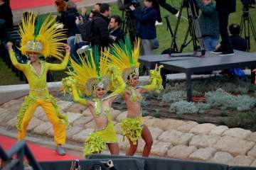 Acto de presentación de las candidatas a Reina del Carnaval de Las Palmas de GC 2018 (Foto Francisco J. Santana/Tony Hernández-Lpcarnaval)