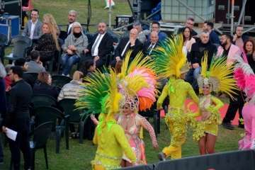 Acto de presentación de las candidatas a Reina del Carnaval de Las Palmas de GC 2018 (Foto Francisco J. Santana/Tony Hernández-Lpcarnaval)