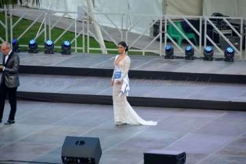 Acto de presentación de las candidatas a Reina del Carnaval de Las Palmas de GC 2018 (Foto Francisco J. Santana/Tony Hernández-Lpcarnaval)