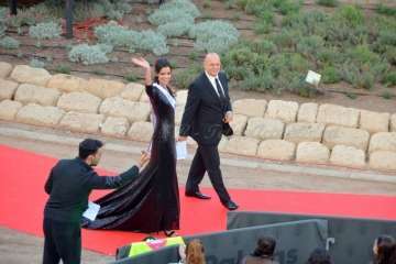 Acto de presentación de las candidatas a Reina del Carnaval de Las Palmas de GC 2018 (Foto Francisco J. Santana/Tony Hernández-Lpcarnaval)
