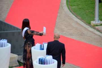 Acto de presentación de las candidatas a Reina del Carnaval de Las Palmas de GC 2018 (Foto Francisco J. Santana/Tony Hernández-Lpcarnaval)