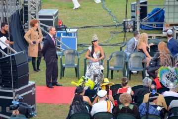 Acto de presentación de las candidatas a Reina del Carnaval de Las Palmas de GC 2018 (Foto Francisco J. Santana/Tony Hernández-Lpcarnaval)