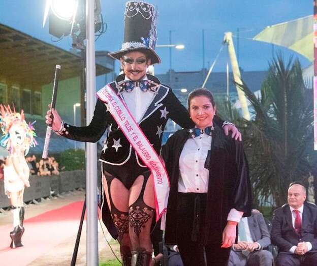 Drag Aruba con Begoña Falcón, de CEPSA El Cubillo (Foto TA)