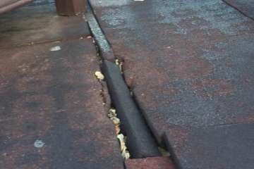 El parque infantil de La Barranquera, de pena (Foto TA)