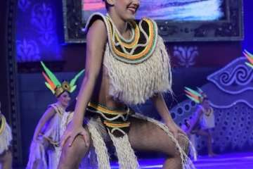 Los Diamantes, de Telde, primer premio de comparsas infantiles del Carnaval capitalino (Foto Tony Hernández/LPA Carnaval y TA)