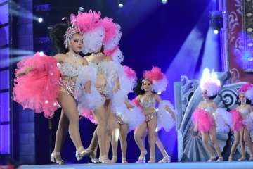 Los Diamantes, de Telde, primer premio de comparsas infantiles del Carnaval capitalino (Foto Tony Hernández/LPA Carnaval y TA)