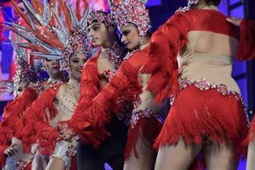 Los Diamantes, de Telde, primer premio de comparsas infantiles del Carnaval capitalino (Foto Tony Hernández/LPA Carnaval y TA)