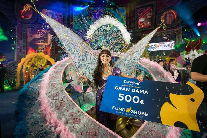 María Suárez, Gran Dama del Carnaval de LPGC 2018 (Foto Tony Hernández-LPA Carnaval)