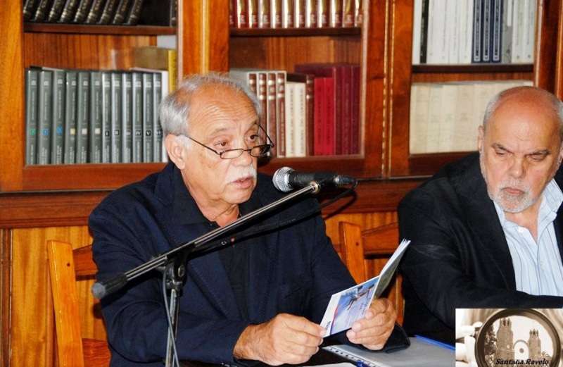 Claudio y Manolo Ojeda, presidente y directivo de El Casino de Telde (Foto TA)