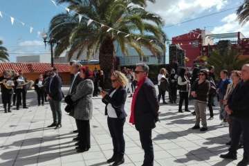Procesión religiosa de La Candelaría por Tara-Telde (Foto Carmelo Santana Suárez)