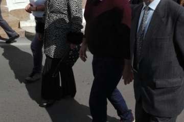 Procesión religiosa de La Candelaría por Tara-Telde (Foto Carmelo Santana Suárez)