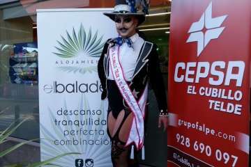 Drag Aruba alegra la Estación de Servicio Cepsa San Juan-El Cubillo (Foto Jesús Ruiz Mesa)