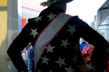 Drag Aruba alegra la Estación de Servicio Cepsa San Juan-El Cubillo (Foto Jesús Ruiz Mesa)