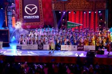 Primera fase del concurso de murgas del carnaval capitalino (Foto Francisco J. Santana)