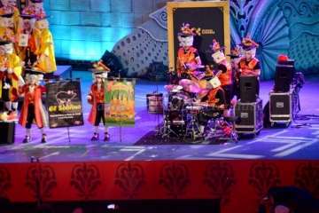 Primera fase del concurso de murgas del carnaval capitalino (Foto Francisco J. Santana)