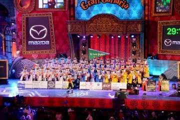 Primera fase del concurso de murgas del carnaval capitalino (Foto Francisco J. Santana)