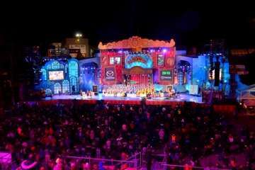 Primera fase del concurso de murgas del carnaval capitalino (Foto Francisco J. Santana)