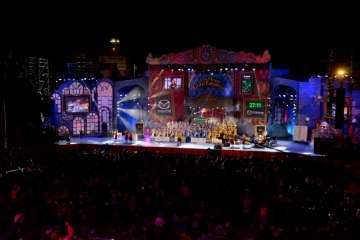 Primera fase del concurso de murgas del carnaval capitalino (Foto Francisco J. Santana)