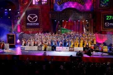 Primera fase del concurso de murgas del carnaval capitalino (Foto Francisco J. Santana)